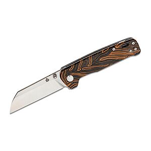 QSP Knives 3" Penguin Folding Knife w/ Coral G10 Handle $65 + $4 S&H