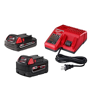 Milwaukee M18 18V Battery/Charger Starter Kit + 1x Choice Select Milwaukee Tool From $199 + Free S/H