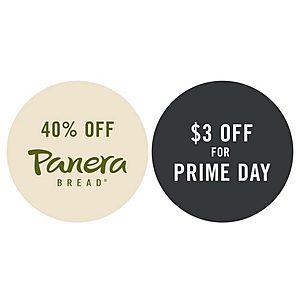 Panera Bread w/ Prime Day Offers: 40% Off Any Online Order + $3 Prime Day Credit Free (Spend/Use on June 21-22; New Members Only)
