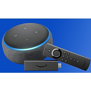Best Buy Alexa Enabled Voice Only Deals: Amazon Fire TV Stick 4K w/ Alexa Voice $25 & More + Free Curbside Pickup