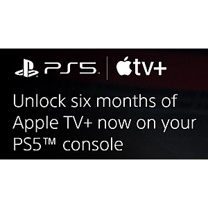 PlayStation 5 Console Owners Only: 6-Months Apple TV+ Trial Membership Free (Redeem On Your PS5 Console)