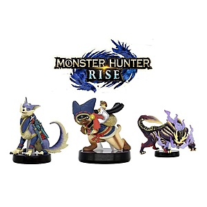 Monster Hunter: Rise Nintendo Amiibo Figures: Palamute or Palico $20 & More + Free S/H on $35+