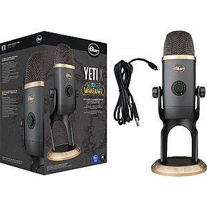 Blue Yeti x World of Warcraft Edition Condenser USB Microphone (Gray) $95 + Free S/H