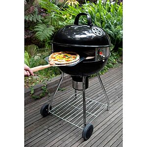 PizzaCraft Pizza Que Converter Deluxe Kit w/ Built-In Thermometer for 18"-22.5" Kettle Grills (Black) $39.99 + free Shipping via Target