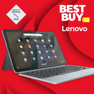 Lenovo Duet 5 ChromeBook 2-in-1: 13.3" FHD OLED Touch, Snapdragon 7c Gen 2, 8GB LPDDR4X, 128 GB EMMC, Folio Keyboard @ $379 + F/S, $279 with $100 off Snapdragon coupon