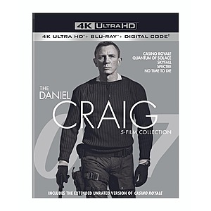 4K UHD Film Collection: Chernobyl $14.40, James Bond: Daniel Craig 5-Film Bundle $37.60 & More + Free S/H