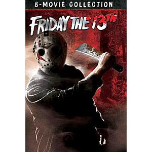 Friday the 13th 8-Movie Collection (Digital HD Films) $12.99 via Various Digital Retailers *Valid 1/13 Only*