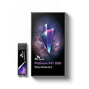 SK Hynix Platinum P41 Gen4 NVMe SSDs: 1TB $101.99 or 2TB $154.99 + Free Shipping via Amazon