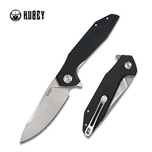 50% Off Select Kubey Knives: Nova Liner Lock Flipper Folding Pocket Knife $25 & More + Free S/H