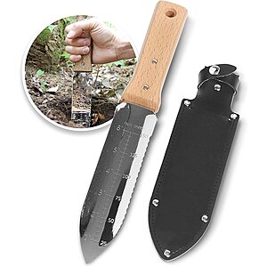 Nisaku The Original Hori 7.25" Namibagata Japanese Stainless Steel Weeding Knife $14.24 via Amazon