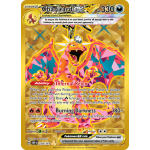 Pokemon Trading Card Game Live: Gold Charizard Ex: Obsidian Flames Virtual Card Free