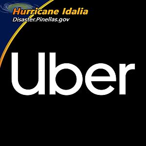 Uber giving up to $35 to users in Florida needing to get to an approved state shelter  - $0
