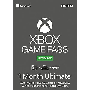 1-Month Xbox Game Pass Ultimate Subscription (Non Stackable Digital Key) $1.90