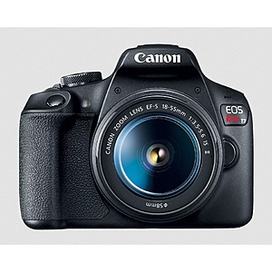 (refurb) Canon  T7 Camera + EF-S 18–55mm f/3.5–5.6 IS II Lens $229 + free s/h