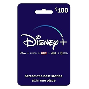 Disney+ $100 eGift Card (Email Delivery), $79.98, $50 Chuck E Cheese gift card, $37.50, + more, Sam's Club Cyber Monday, begins Nov 27