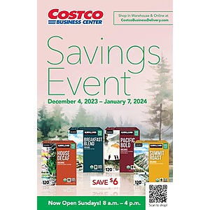 Costco Business Center for Members: Savings Event: Food/Drink/Snacks Bulk Items See Thread for Details & More (Valid thru 1/7/2024)