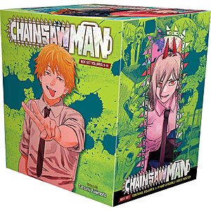 Chainsaw Man: Volumes 1-11 w/ Double Sided Poster Box Set (Paperback Books) $47.99 AC + Free Shipping via Amazon