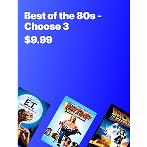 Best of the 70s, 80s, 90s or 00s Digital Film Bundle (Choose 3 Select 4K/HD Movies) $9.99 (or less) via NBC/Univeral