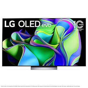 Select Walmart Locations: 65" LG C3 Evo Series 4K OLED UHD Dolby Vision Smart TV $1099 & More (Clearance/Limited Availability)