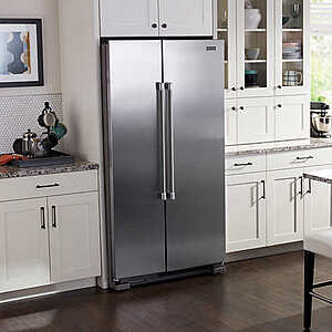 Maytag 25 cu. ft. Side-by-Side Refrigerator $1030.  Reg $1650.  F/S from Costco.