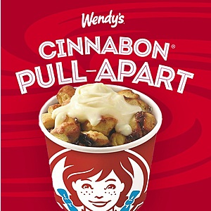 Wendy's Restaurant Breakfast Hours Only: Wendy's Cinnabon Pull-Apart Treat Free (Valid 2/29 Only)