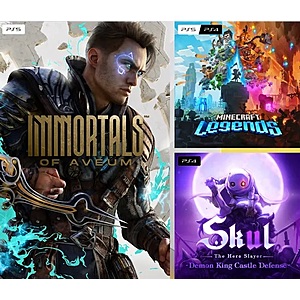 Playstation Plus Monthly Digital PS4/PS5 Games for April:  Immortals of Aveum, Minecraft Legends, Skul: The Hero Slayer