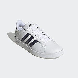 adidas Men's Grand Court 2.0 Shoes (White/Black or White/White, Various Sizes) $21 + Free Shipping