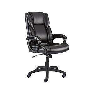 Staples Kelburne Luxura Faux Leather Computer and Desk Chair (Black or Brown) $70 + Free Store Pickup