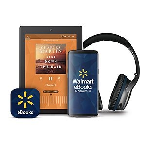 $10 credit for ebook or audio book on Walmart's new Kobo store.