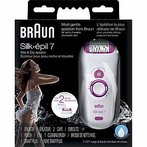 Braun Silk-Epil 7 Cordless Epilator $39.94 + $20 Manufacturer Rebate = $19.94