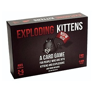 Exploding Kittens: NSFW Edition Card Game $11.10 + Free Shipping w/ Amazon Prime via Woot