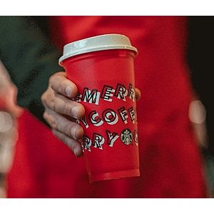 Starbucks Stores: Purchase Any Holiday Drink & Receive a Red Reusable Cup Free (+ $0.50 Off 16oz. Grande Drink after 2PM)