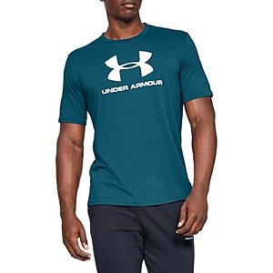 Under Armour Men's Sportstyle Logo Cotton Blend Tee $11.25 & More + Free S/H w/ Shoprunner