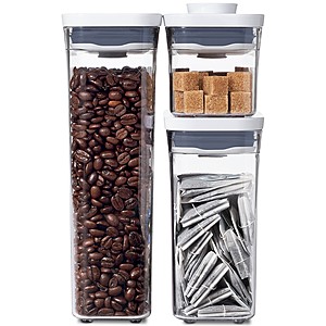 OXO Kitchenware: OXO 3-Piece POP Food Storage Container Variety Set + Chopper $31 & Many More + Free S/H