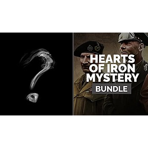 Hearts of Iron Mystery Bundle: Hearts of Iron IV: Cadet Edition + 2x Mystery Games (PC Digital Download) $3.49 via Green Man Gaming