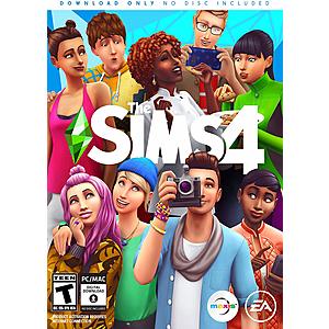 The Sims 4 (Digital PC/Mac Code) $4.99 via Amazon