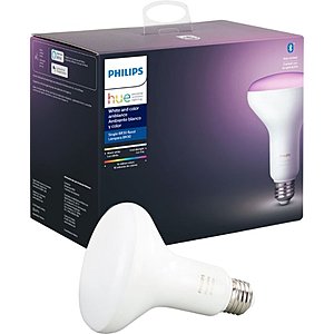 Philips Hue White & Color Ambiance BR30 Smart LED Bulb (2nd Gen) $23 & More + In-Store Pickup