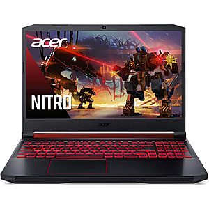 Acer Nitro 5 Gaming Laptop: Intel i7 9750H, 15.6" 144Hz, 256GB NVMe SSD, 16GB DDR4 Memory, GeForce RTX 2060 GDDR6 GPU, WIn 10 $899.99 + Free Shipping via Amazon