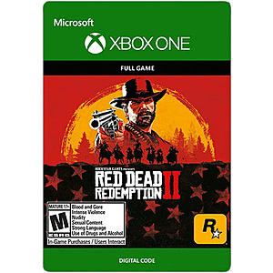 Red Dead Redemption 2 (Xbox One Digital Code) $20