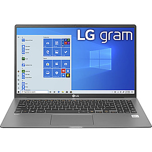 LG Gram Ultra Slim 15 inch, 8gb ram, 256gb hd, ~21 hour battery, 350 nit 15.6 inch FHD screen, ~2.4 lb lightweight laptop @officedepot $699