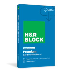 H&R Block 2021 Tax Software (Digital Download): Premium & Business $30, Premium $22.50