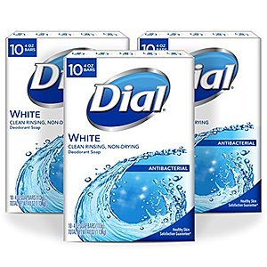 30-Count 4oz Dial Antibacterial Bar Soap (various scents)  From $11.70 w/ S&S + Free S/H