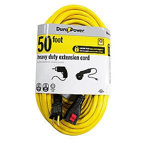 Back Again! Dura Power 12/3 50' extension cord $24.00 w/ Free in-store pickup or free shipping over $35