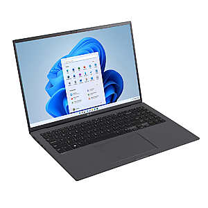 LG gram 16" TouchScreen Laptop, i7-1360P, 2560 x 1600 IPS, 16GB LPDDR5, 1TB SSD $899.99 + $15 shipping