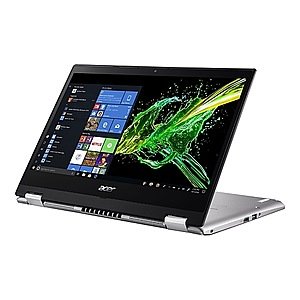 Acer Spin 3 Laptop: 14" Notebook, Intel Core i5-8265U, 8GB Memory, 256GB SSD, Windows 10, Silver, $449.99 + Free Shipping @ Staples
