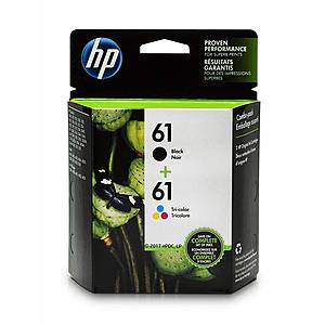 HP 61, 2 Ink Cartridges, Black, Tri-color for $39.99 @Woot