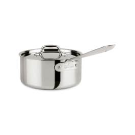 All-Clad D3 Stainless 3-ply Bonded Cookware, Sauce Pan with lid, 3 quart - $119.99 - $119.99