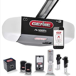 Genie 1.25 HP Quiet Belt Drive Garage Door Opener with LED, Battery Backup and Aladdin Connect $179.97
