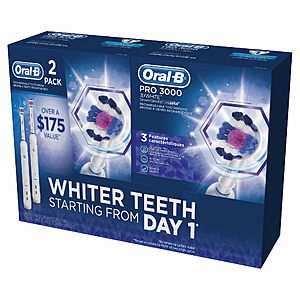 Oral-B 3000 3D White Electric Toothbrush. As Low As $17.49 Each In Two-Pack. YMMV