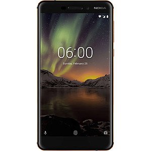 32GB Nokia 6.1 GSM Unlocked Android One Dual SIM Smartphone (2018 Model)  $269 + Free Shipping